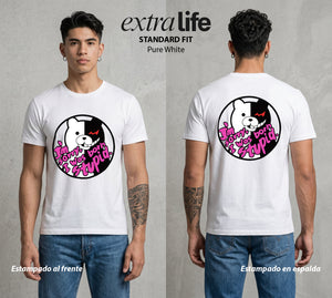 El Juicio Final Escolar | El Caos del Coeficiente #00614 - Playera Standard Fit | Pure White - Foto en modelo