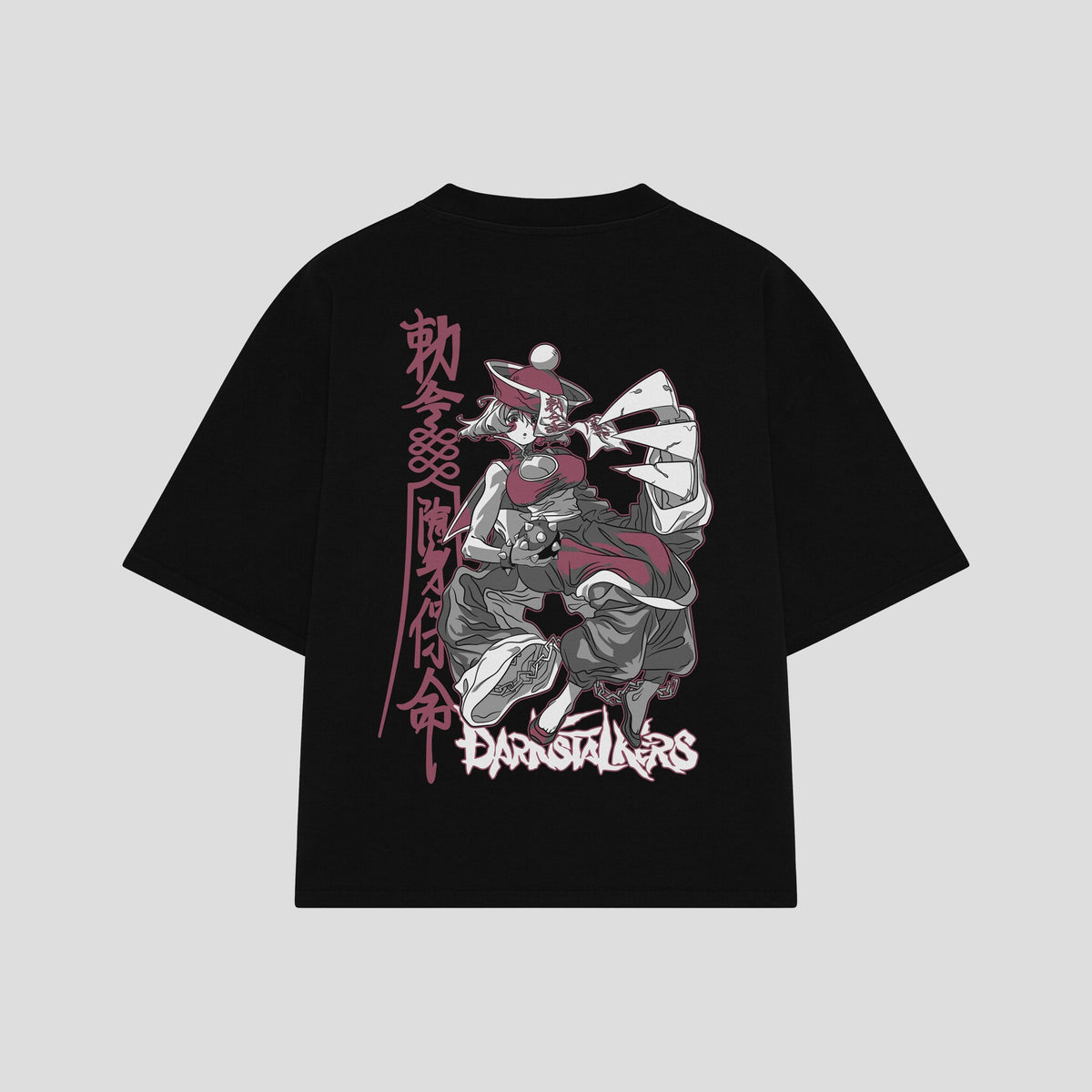 Playera streetwear premium de anime y gaming ExtraLife MX, corte oversized drop shoulder ligero y fresco en color Deep Black y Off-White, moda urbana mexicana de culto.