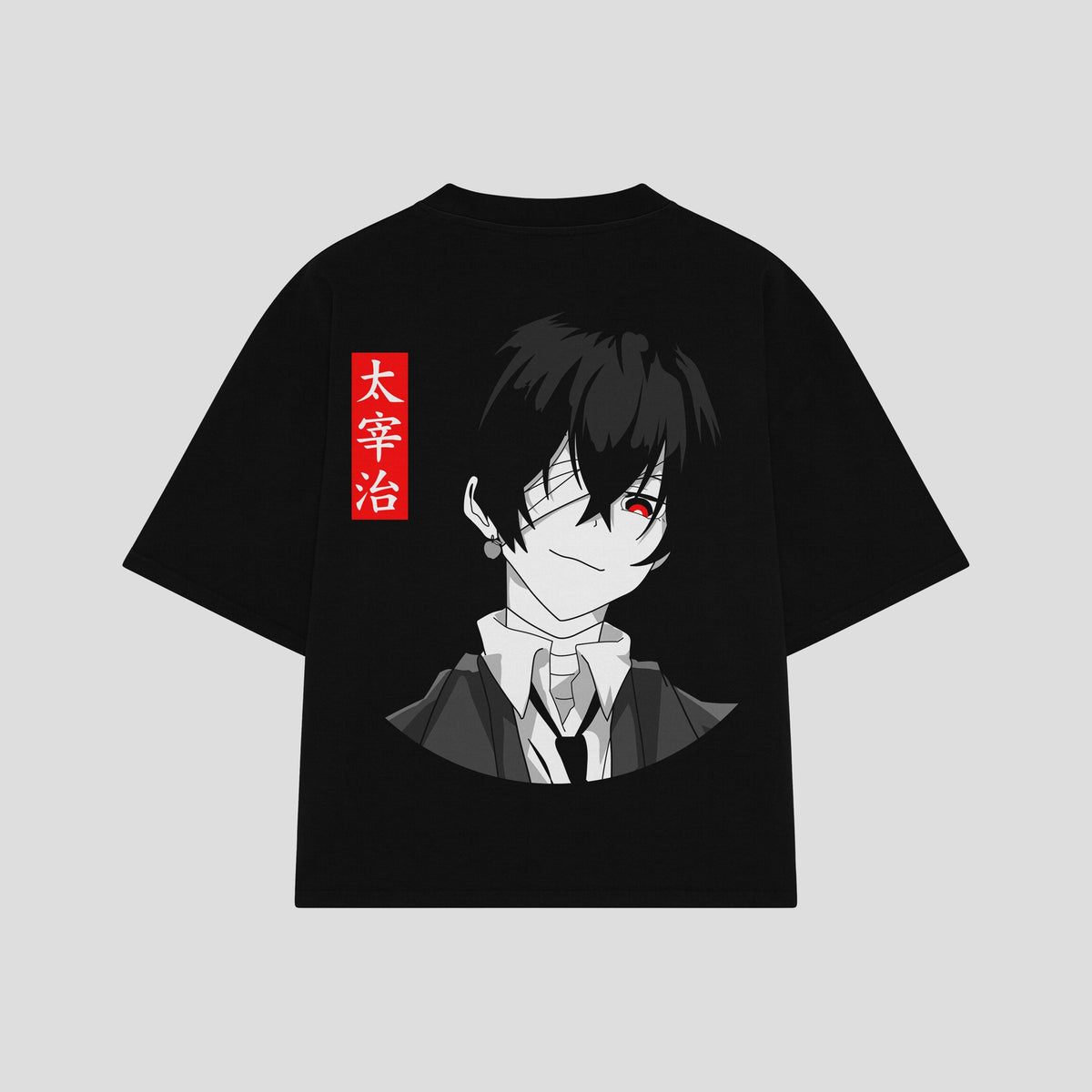 Playera streetwear premium de anime y gaming ExtraLife MX, corte oversized drop shoulder ligero y fresco en color Deep Black y Off-White, moda urbana mexicana de culto.