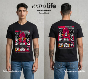 El Poder de las Esferas | La Aventura Final #00643 - Playera Standard Fit | Deep Black - Foto en modelo