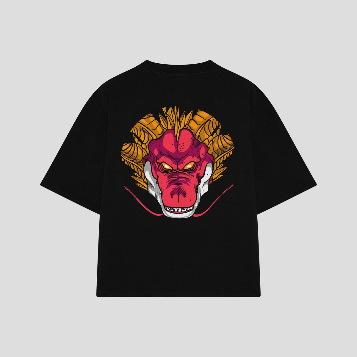Playera streetwear premium de anime y gaming ExtraLife MX, corte oversized drop shoulder ligero y fresco en color Deep Black y Off-White, moda urbana mexicana de culto.