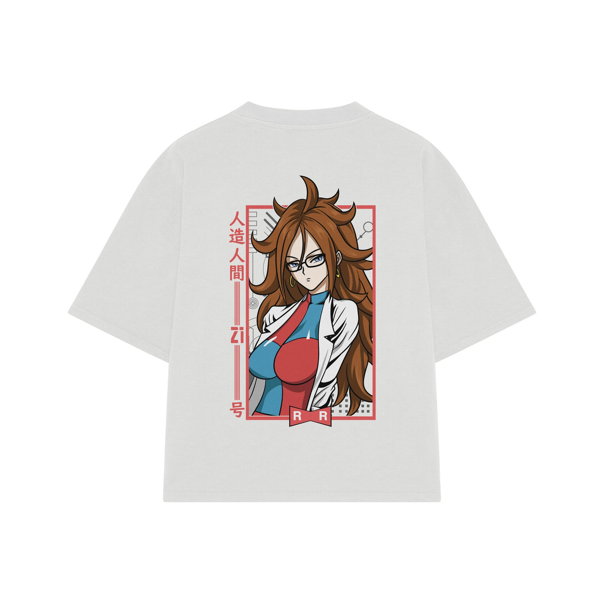 Playera streetwear premium de anime y gaming ExtraLife MX, corte oversized drop shoulder ligero y fresco en color Deep Black y Off-White, moda urbana mexicana de culto.