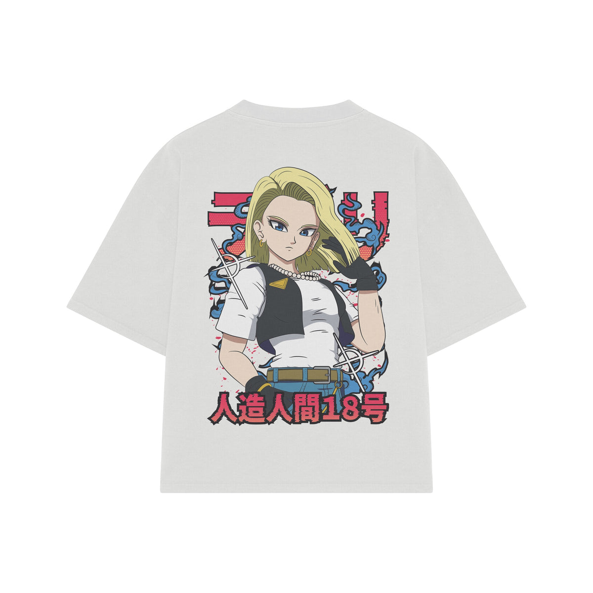 Playera streetwear premium de anime y gaming ExtraLife MX, corte oversized drop shoulder ligero y fresco en color Deep Black y Off-White, moda urbana mexicana de culto.