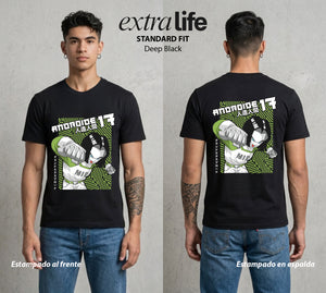 El Poder de las Esferas | La Maquina del Poder #00670 - Playera Standard Fit | Deep Black - Foto en modelo
