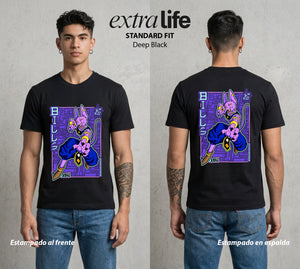 El Poder de las Esferas | El Destructor Dormilón #00678 - Playera Standard Fit | Deep Black - Foto en modelo