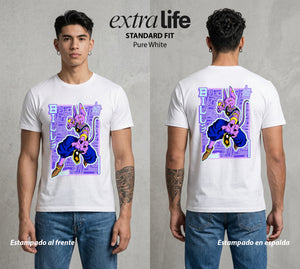 El Poder de las Esferas | El Destructor Dormilón #00678 - Playera Standard Fit | Pure White - Foto en modelo