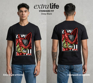 El Poder de las Esferas | La Perfeccion Genetica #00695 - Playera Standard Fit | Deep Black - Foto en modelo