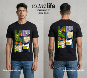 El Poder de las Esferas | Galeria del Poder Z #00698 - Playera Standard Fit | Deep Black - Foto en modelo