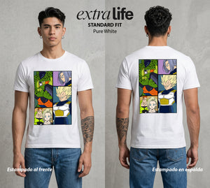 El Poder de las Esferas | Galeria del Poder Z #00698 - Playera Standard Fit | Pure White - Foto en modelo