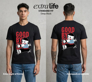 El Poder de las Esferas | La Telekinesis Silenciosa #00707 - Playera Standard Fit | Deep Black - Foto en modelo