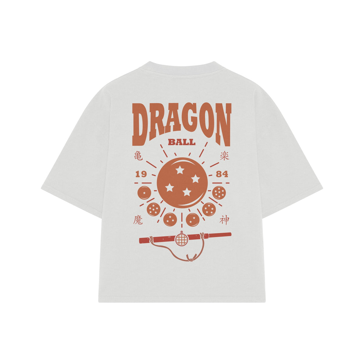 Playera streetwear premium de anime y gaming ExtraLife MX, corte oversized drop shoulder ligero y fresco en color Deep Black y Off-White, moda urbana mexicana de culto.