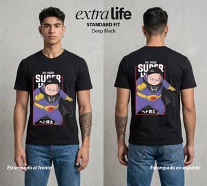 El Poder de las Esferas | El Nieto del Creador #00713 - Playera Standard Fit | Deep Black - Foto en modelo