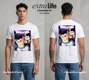 El Poder de las Esferas | La Fusion Gordita #00717 - Playera Standard Fit | Pure White - Foto en modelo