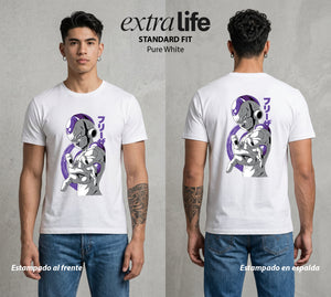 El Poder de las Esferas | El Frio Imperial #00718 - Playera Standard Fit | Pure White - Foto en modelo