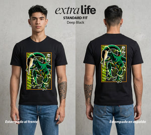 El Poder de las Esferas | La Perfeccion Genetica #00724 - Playera Standard Fit | Deep Black - Foto en modelo