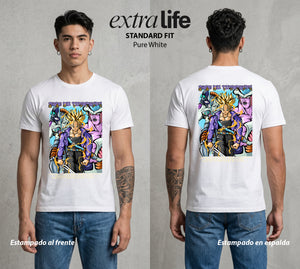 El Poder de las Esferas | El Viajero del Tiempo #00726 - Playera Standard Fit | Pure White - Foto en modelo