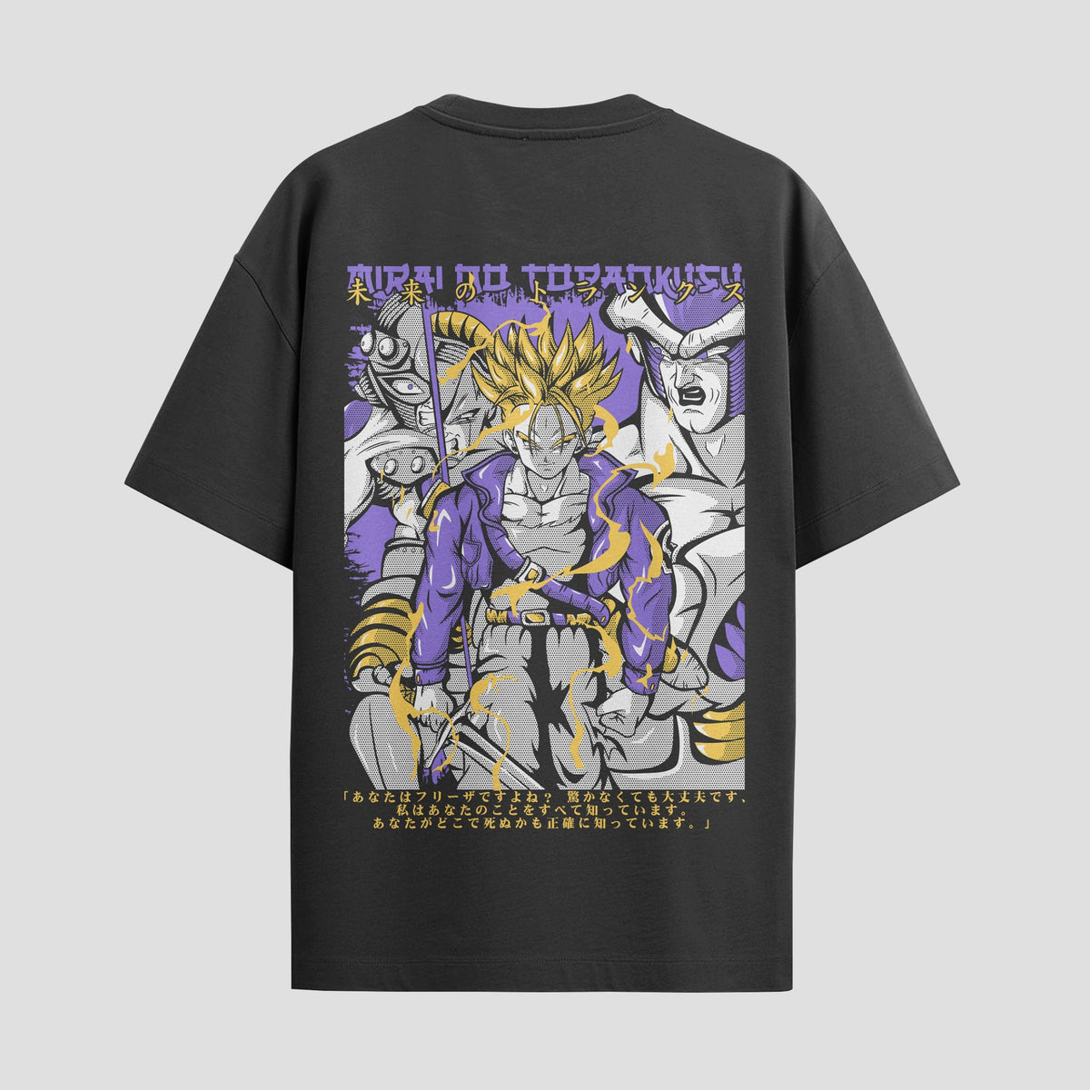Playera urbana de anime y gaming ExtraLife MX, corte Classic Premium unisex ligero y transpirable en color Deep Black y Pure White, ropa de uso diario para gym y casual.