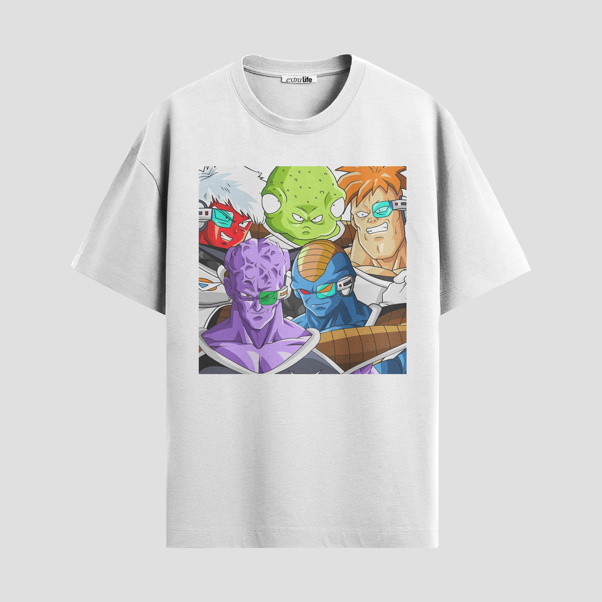 Playera urbana de anime y gaming ExtraLife MX, corte Classic Premium unisex ligero y transpirable en color Deep Black y Pure White, ropa de uso diario para gym y casual.