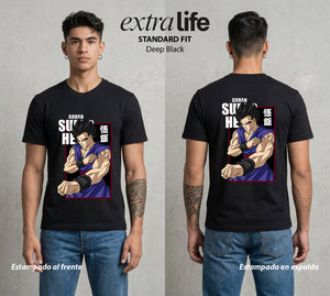 El Poder de las Esferas | La Bestia Interior #00740 - Playera Standard Fit | Deep Black - Foto en modelo