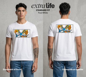 El Poder de las Esferas | Espada del Futuro #00757 - Playera Standard Fit | Pure White - Foto en modelo