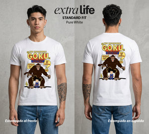 El Poder de las Esferas | El Elegido del Universo #00763 - Playera Standard Fit | Pure White - Foto en modelo