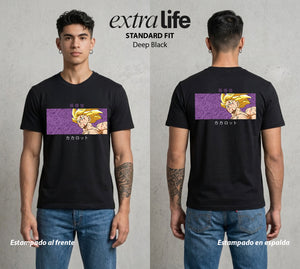 El Poder de las Esferas | Poder sin Limite #00770 - Playera Standard Fit | Deep Black - Foto en modelo