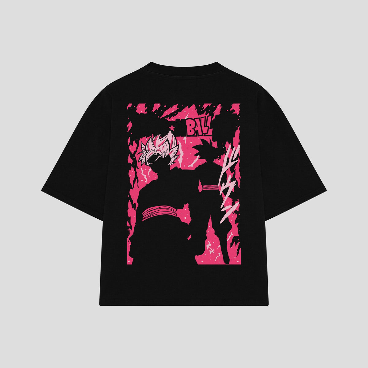 Playera streetwear premium de anime y gaming ExtraLife MX, corte oversized drop shoulder ligero y fresco en color Deep Black y Off-White, moda urbana mexicana de culto.