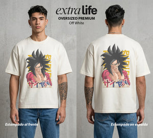 El Poder de las Esferas | Poder sin Limite #00799 - Playera Oversized Premium | Off White - Foto en modelo