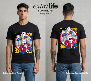 El Poder de las Esferas | El Ermitaño Tortuga #00811 - Playera Standard Fit | Deep Black - Foto en modelo