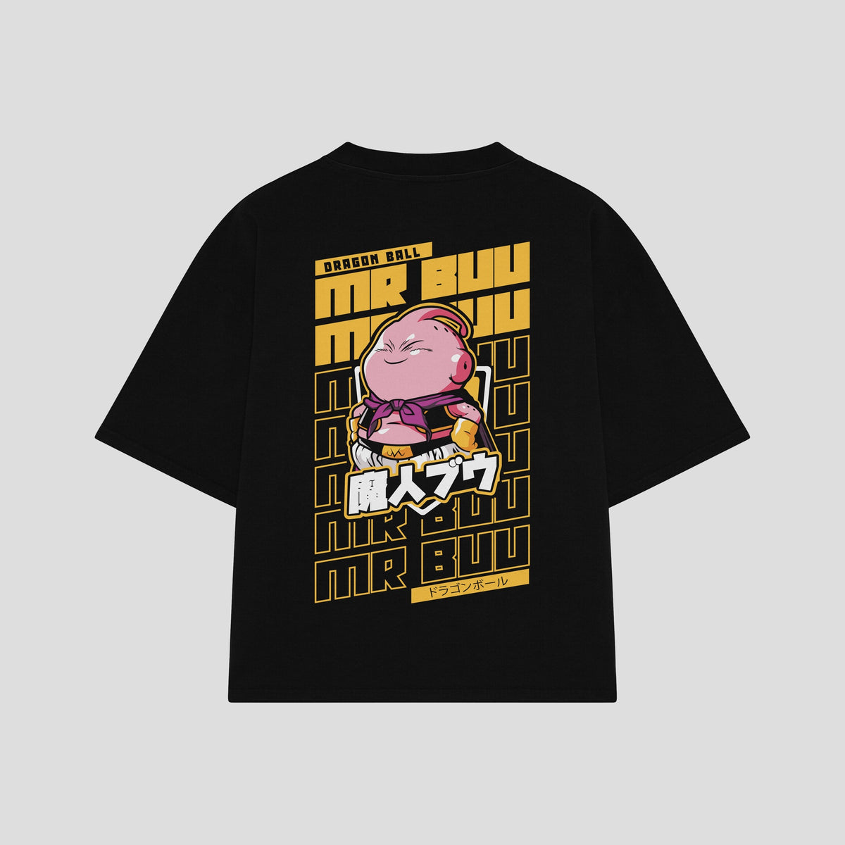 Playera streetwear premium de anime y gaming ExtraLife MX, corte oversized drop shoulder ligero y fresco en color Deep Black y Off-White, moda urbana mexicana de culto.