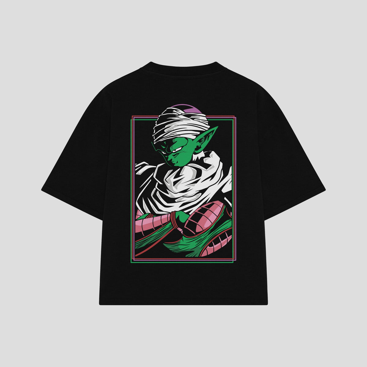 Playera streetwear premium de anime y gaming ExtraLife MX, corte oversized drop shoulder ligero y fresco en color Deep Black y Off-White, moda urbana mexicana de culto.