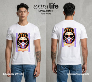 El Poder de las Esferas | El Ermitaño Tortuga Pop Art #00867 - Playera Standard Fit | Pure White - Foto en modelo