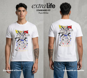 El Poder de las Esferas | El Dragon de los Deseos #00891 - Playera Standard Fit | Pure White - Foto en modelo