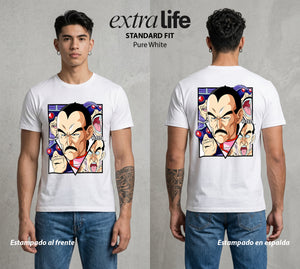 El Poder de las Esferas | El Asesino del Pasado #00892 - Playera Standard Fit | Pure White - Foto en modelo