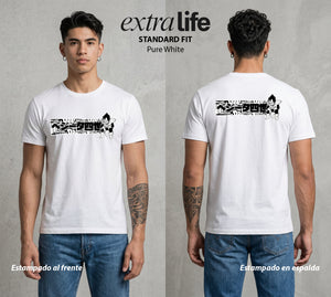 El Poder de las Esferas | Principe del Poder #00901 - Playera Standard Fit | Pure White - Foto en modelo