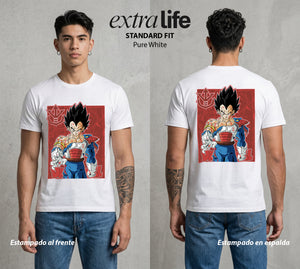 El Poder de las Esferas | Galick y Orgullo #00904 - Playera Standard Fit | Pure White - Foto en modelo