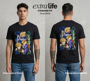 El Poder de las Esferas | El Viajero del Tiempo #00911 - Playera Standard Fit | Deep Black - Foto en modelo