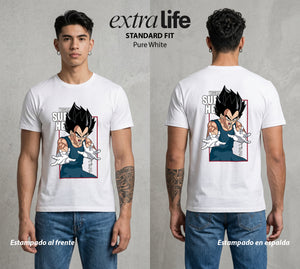 El Poder de las Esferas | El Principe Caido #00915 - Playera Standard Fit | Pure White - Foto en modelo