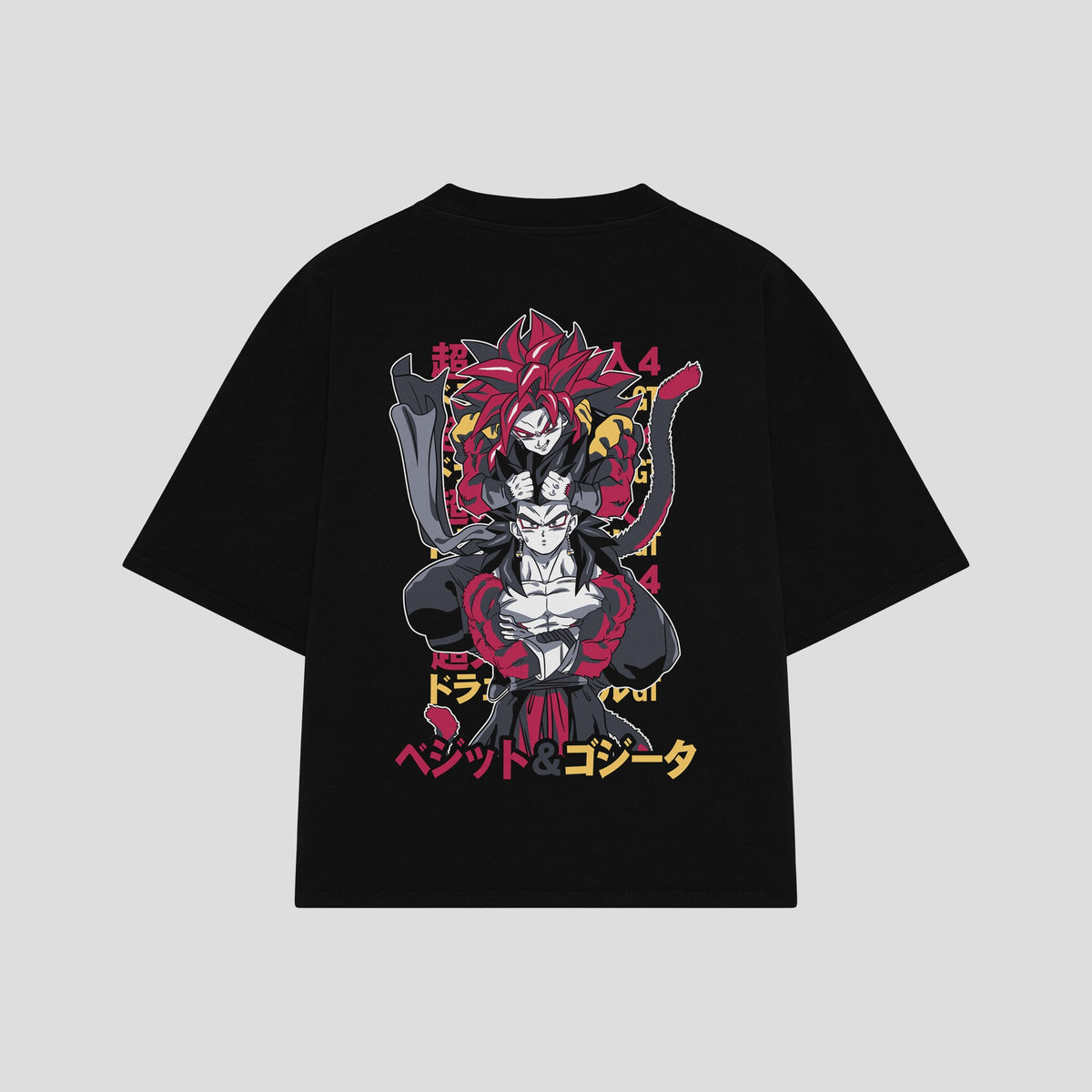Playera streetwear premium de anime y gaming ExtraLife MX, corte oversized drop shoulder ligero y fresco en color Deep Black y Off-White, moda urbana mexicana de culto.