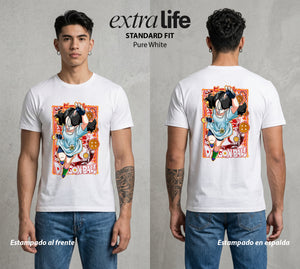 El Poder de las Esferas | La Hija del Campeon #00922 - Playera Standard Fit | Pure White - Foto en modelo
