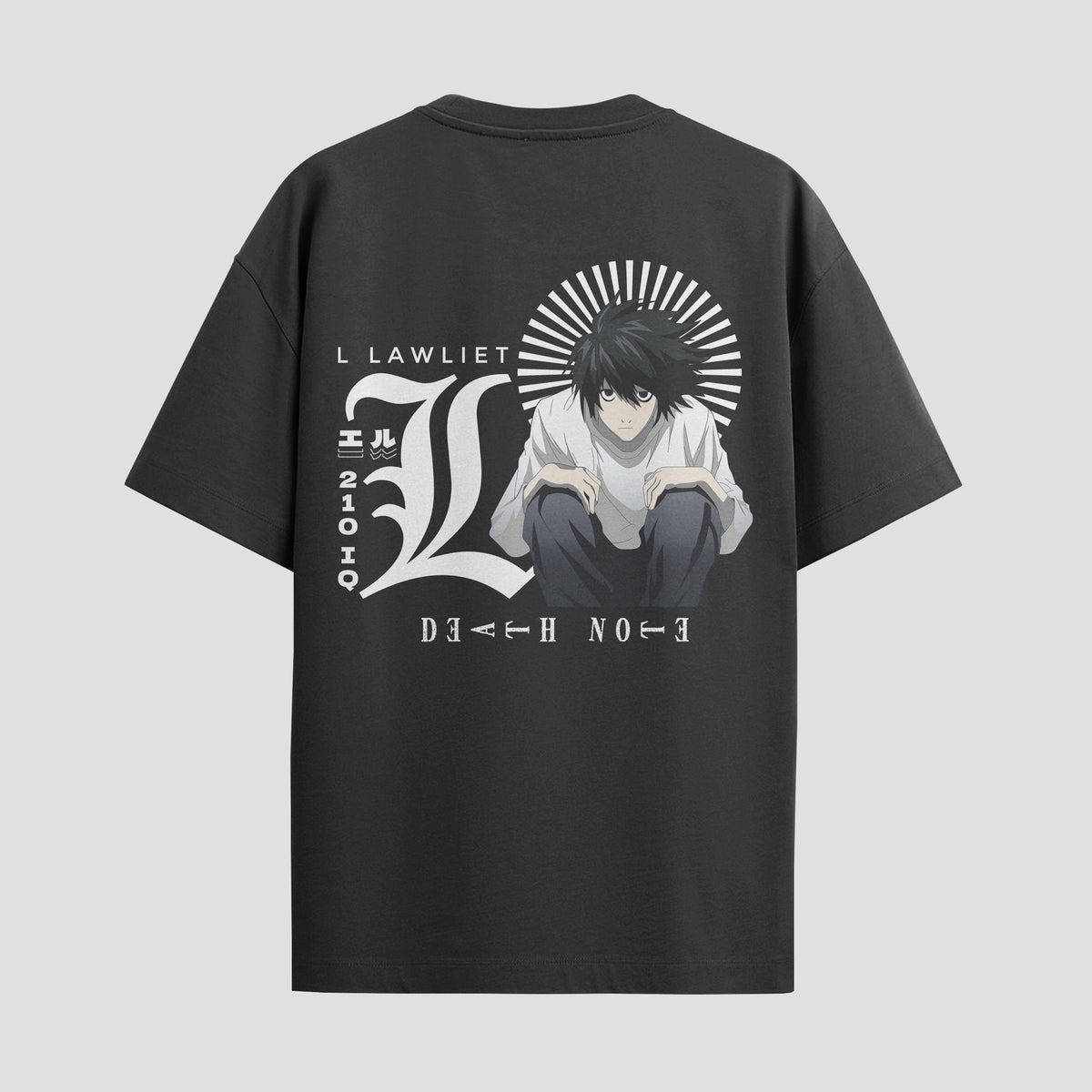 Playera urbana de anime y gaming ExtraLife MX, corte Classic Premium unisex ligero y transpirable en color Deep Black y Pure White, ropa de uso diario para gym y casual.