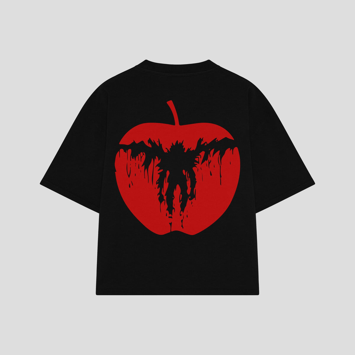 Playera streetwear premium de anime y gaming ExtraLife MX, corte oversized drop shoulder ligero y fresco en color Deep Black y Off-White, moda urbana mexicana de culto.