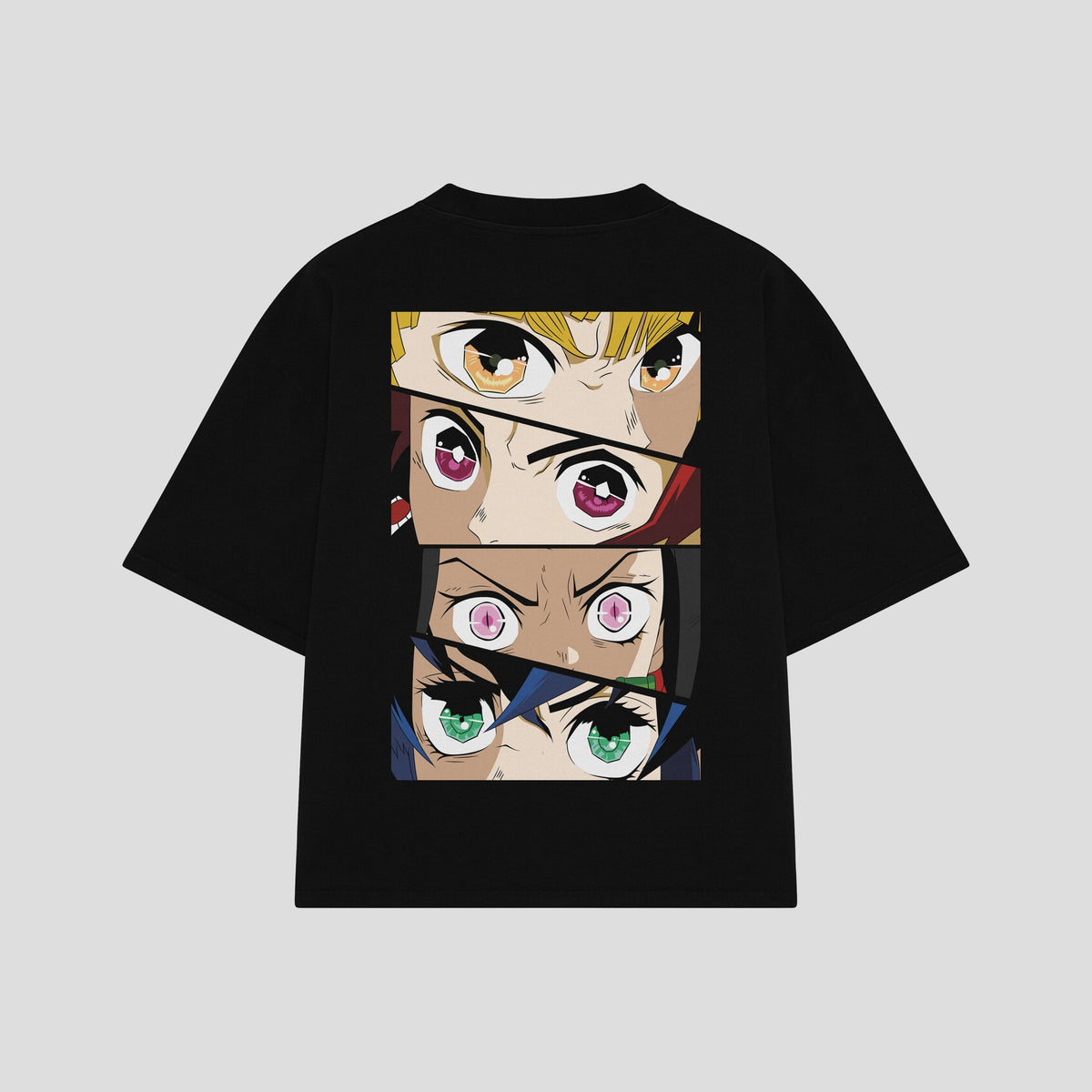 Playera streetwear premium de anime y gaming ExtraLife MX, corte oversized drop shoulder ligero y fresco en color Deep Black y Off-White, moda urbana mexicana de culto.