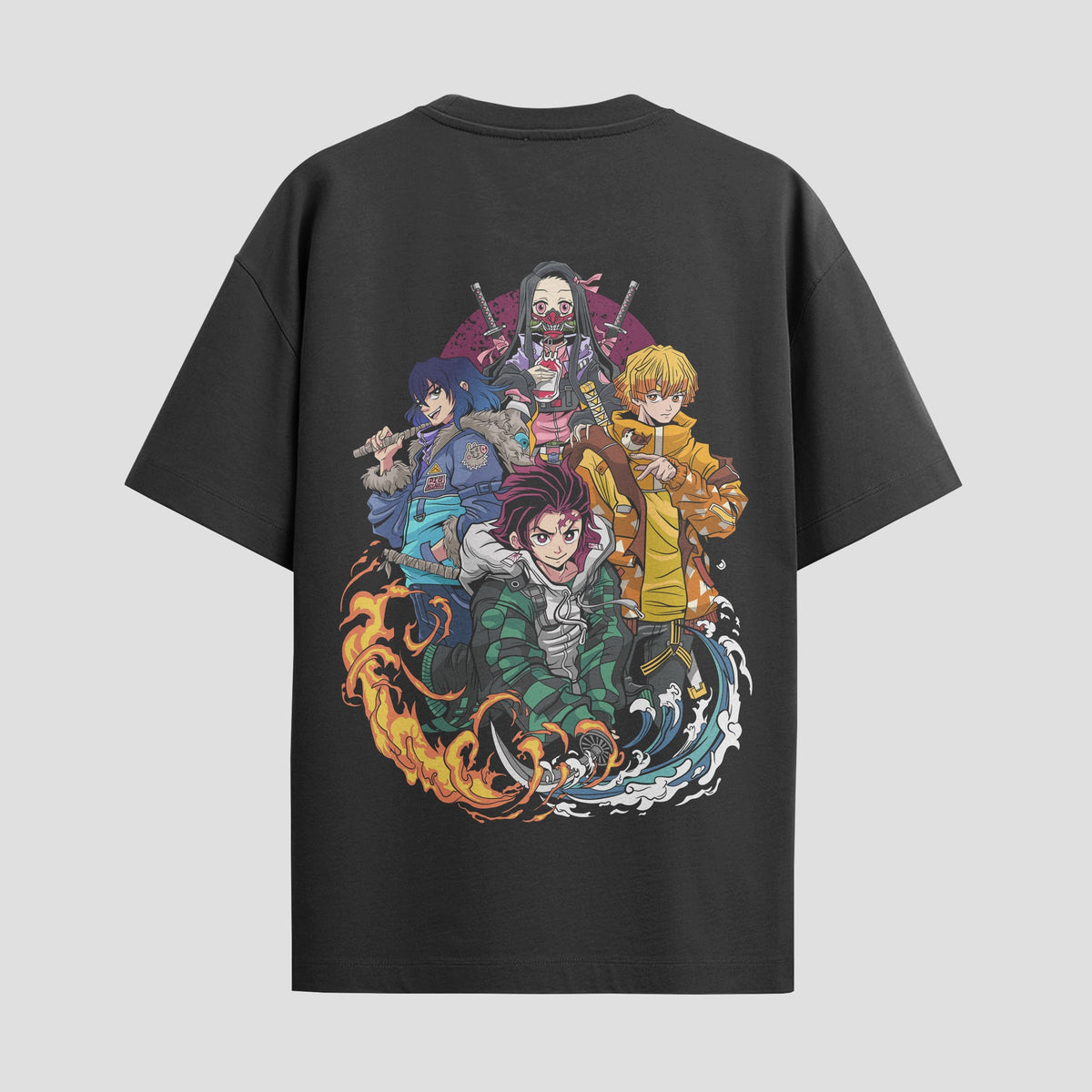 Playera urbana de anime y gaming ExtraLife MX, corte Classic Premium unisex ligero y transpirable en color Deep Black y Pure White, ropa de uso diario para gym y casual.