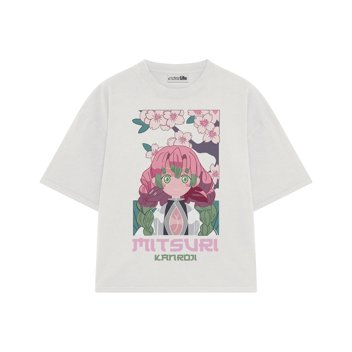 Playera streetwear premium de anime y gaming ExtraLife MX, corte oversized drop shoulder ligero y fresco en color Deep Black y Off-White, moda urbana mexicana de culto.