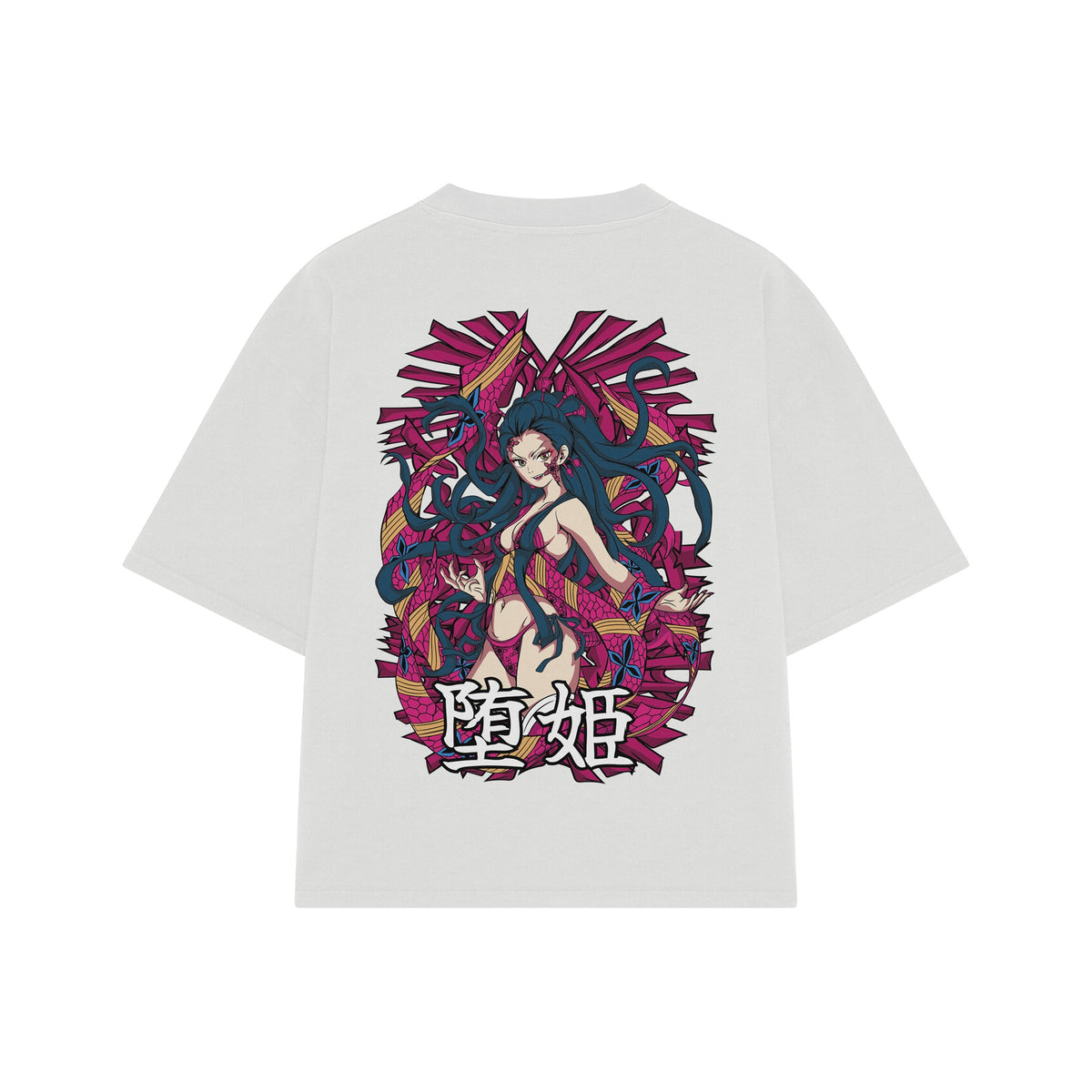 Playera streetwear premium de anime y gaming ExtraLife MX, corte oversized drop shoulder ligero y fresco en color Deep Black y Off-White, moda urbana mexicana de culto.