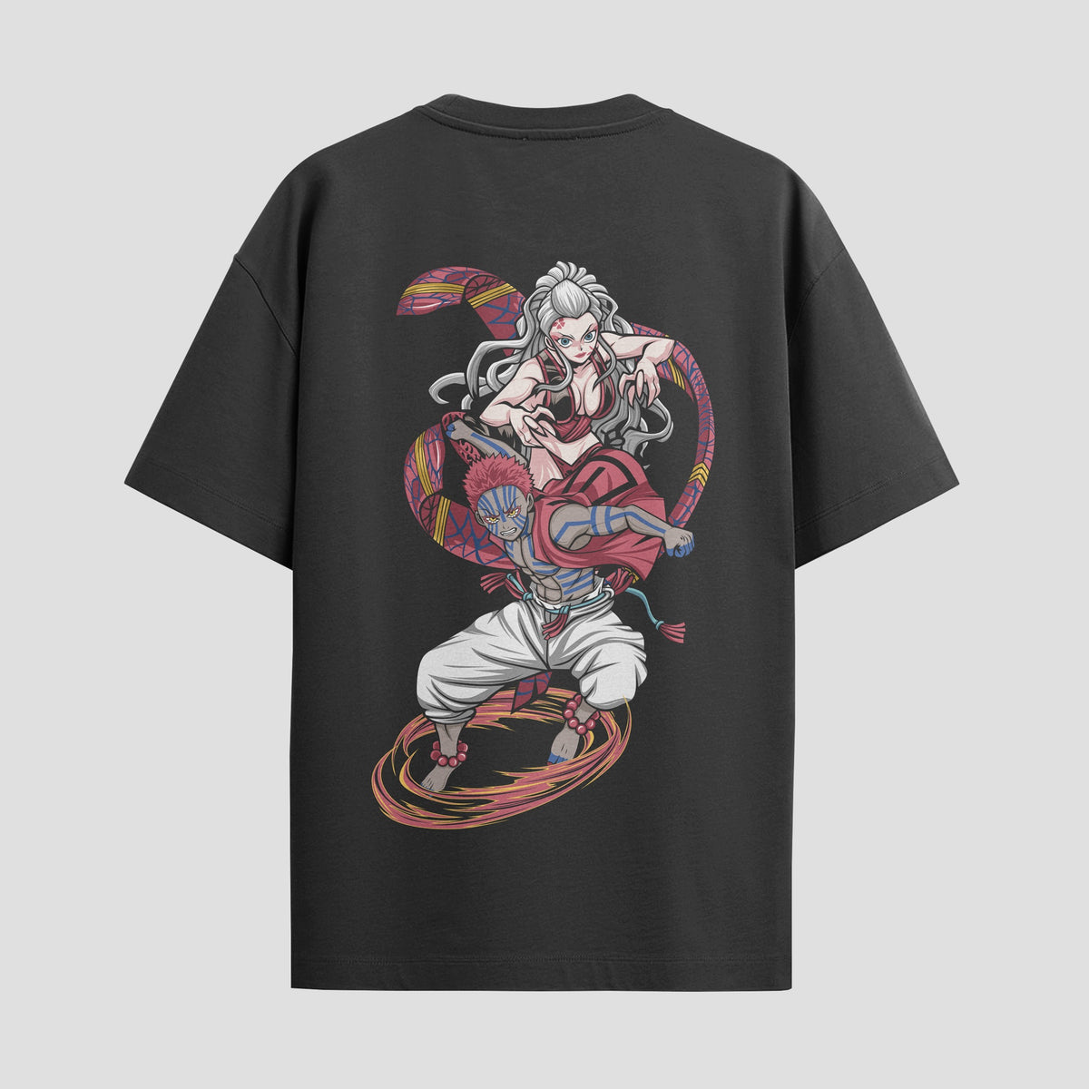 Playera urbana de anime y gaming ExtraLife MX, corte Classic Premium unisex ligero y transpirable en color Deep Black y Pure White, ropa de uso diario para gym y casual.