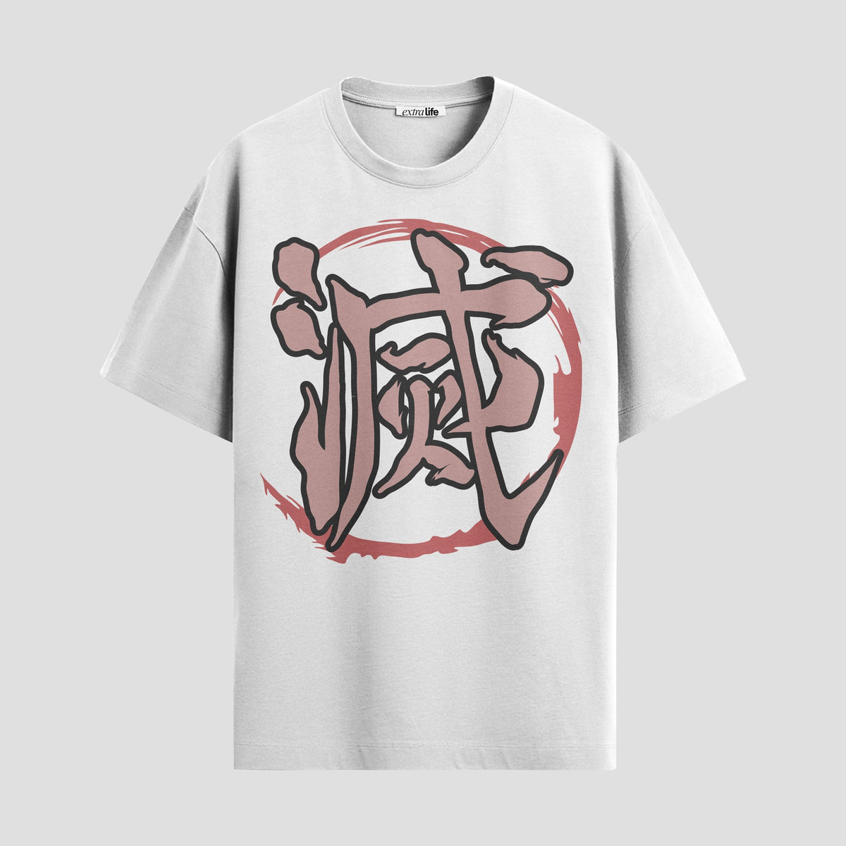 Playera urbana de anime y gaming ExtraLife MX, corte Classic Premium unisex ligero y transpirable en color Deep Black y Pure White, ropa de uso diario para gym y casual.
