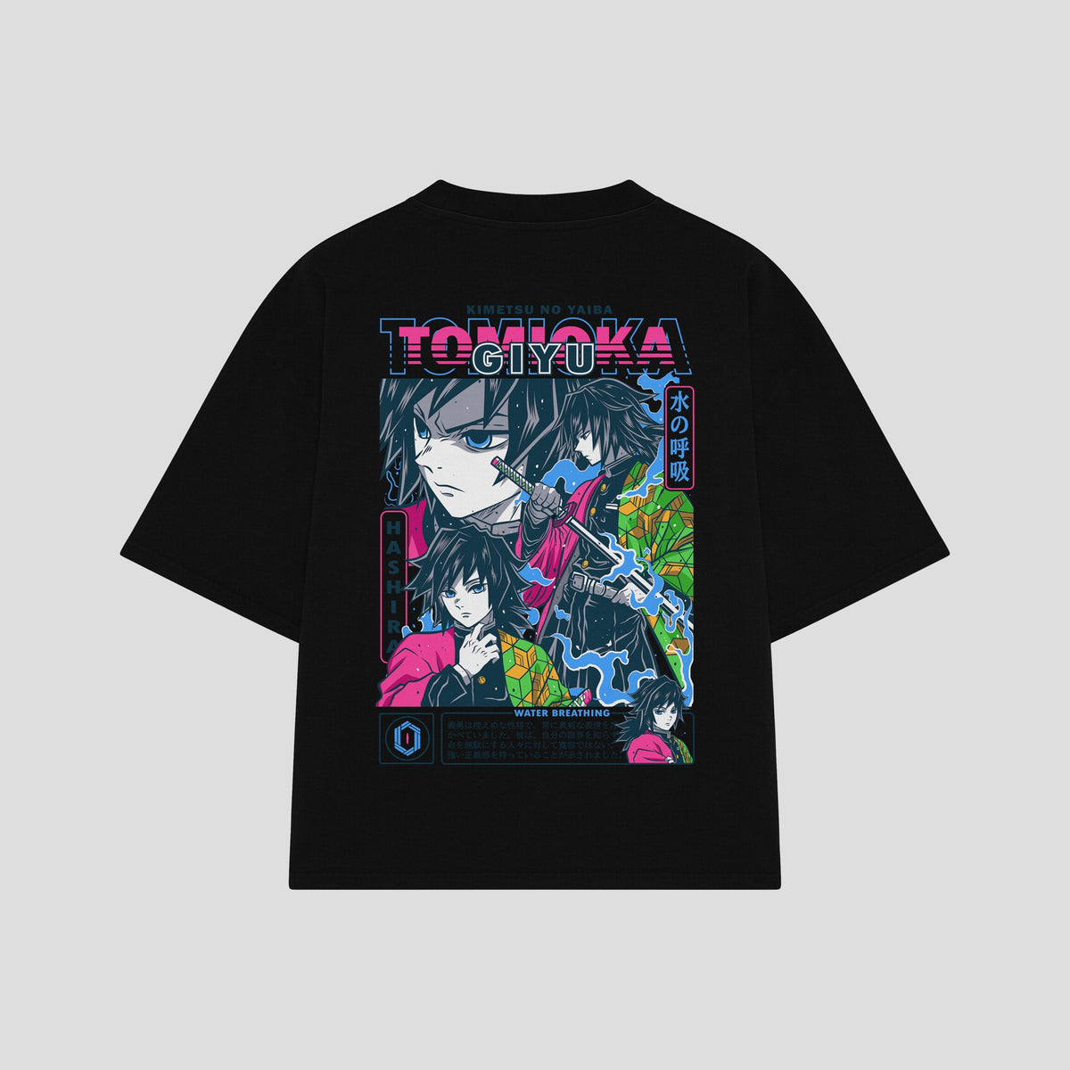 Playera streetwear premium de anime y gaming ExtraLife MX, corte oversized drop shoulder ligero y fresco en color Deep Black y Off-White, moda urbana mexicana de culto.