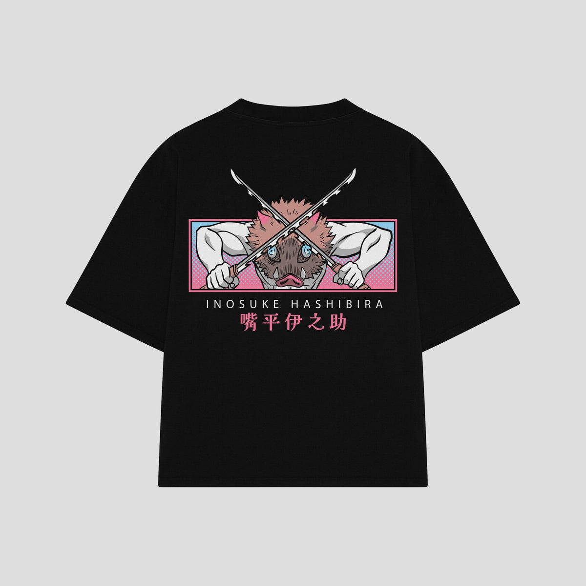 Playera streetwear premium de anime y gaming ExtraLife MX, corte oversized drop shoulder ligero y fresco en color Deep Black y Off-White, moda urbana mexicana de culto.